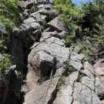 Chained rock on Nishiguro ridge